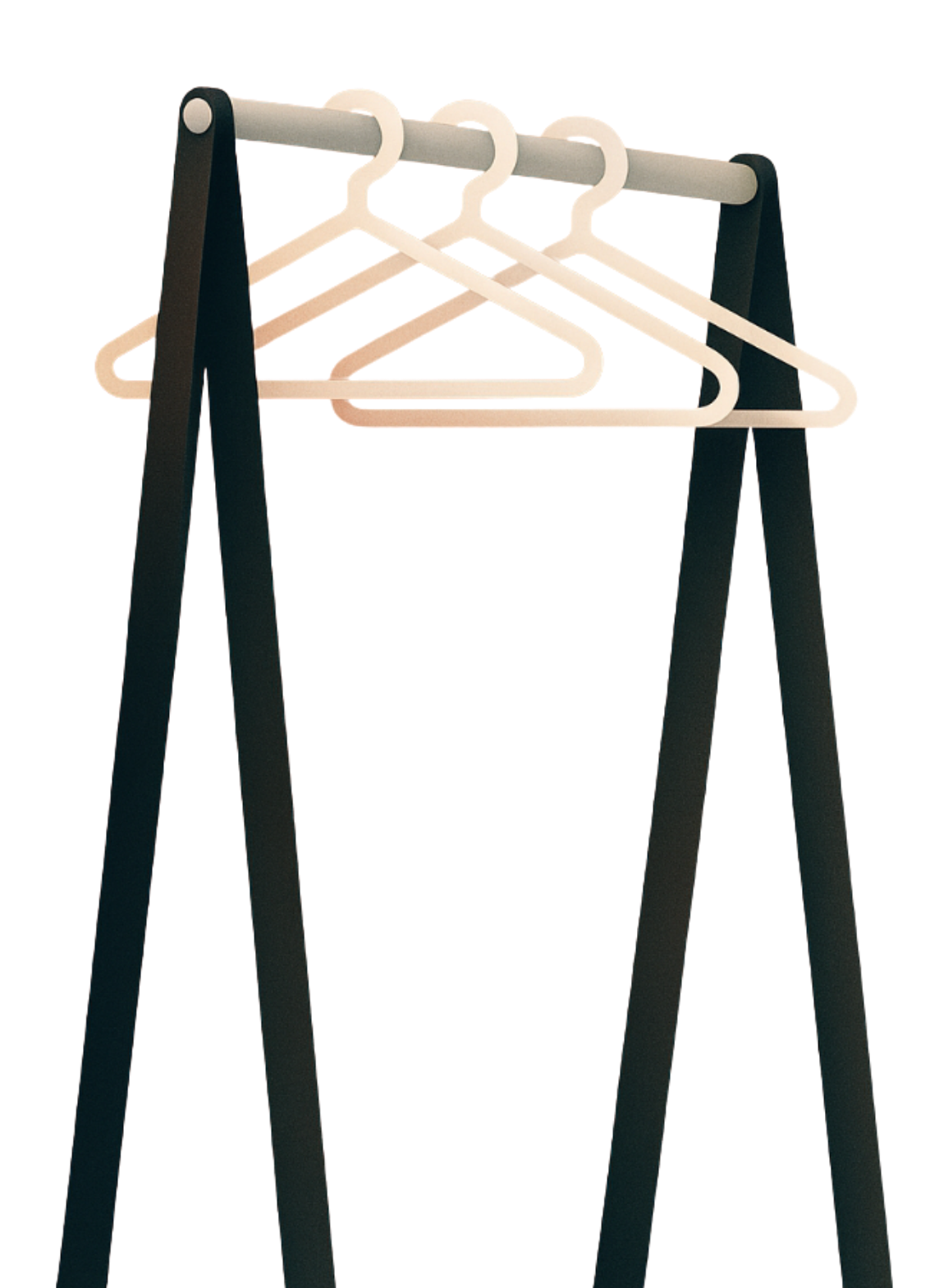 Fitly hanger stand illustration